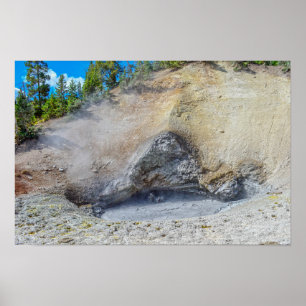 Drakenmondingbron, Yellowstone National Park Poster