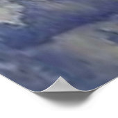Drakenmuziek in de wolken poster (Hoek)