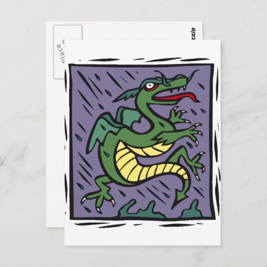 Drakenontwerp 47 briefkaart (Voorkant / Achterkant)