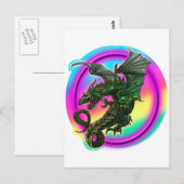 Drakenontwerp Briefkaart (Voorkant / Achterkant)