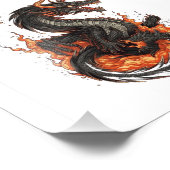 drakenontwerp foto afdruk (Hoek)