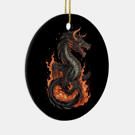 drakenontwerp keramisch ornament (Rechts)