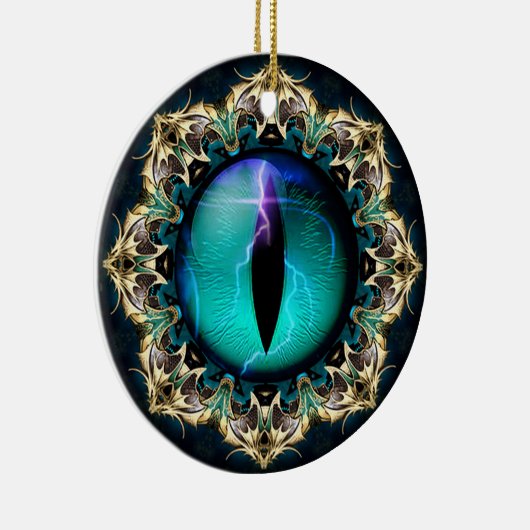 Drakenoog Keramisch Ornament (Rechts)