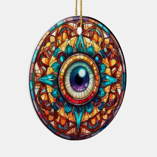 Drakenoog Keramisch Ornament (Rechts)