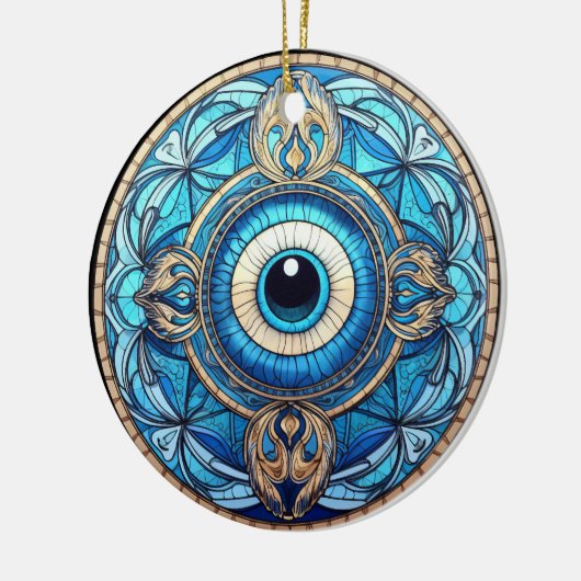 Drakenoog Keramisch Ornament (Links)