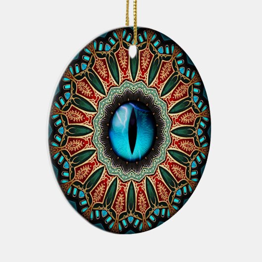 Drakenoog Keramisch Ornament (Rechts)