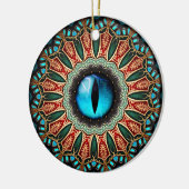 Drakenoog Keramisch Ornament (Links)