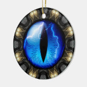 Drakenoog Keramisch Ornament (Links)