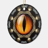 Drakenoog Keramisch Ornament (Links)