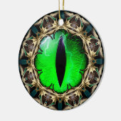 Drakenoog Keramisch Ornament (Links)