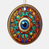 Drakenoog Keramisch Ornament (Links)