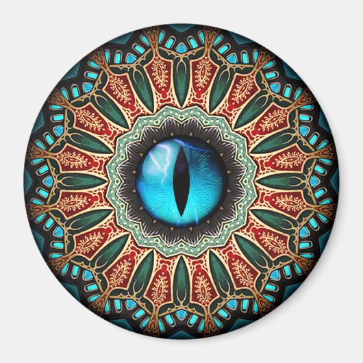 Drakenoog Magneet (Voorkant)