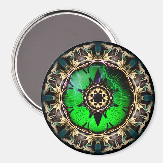 Drakenoog Magneet (Voorkant / Achterkant)