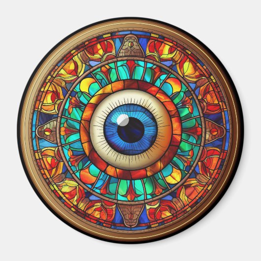 Drakenoog Magneet (Voorkant)