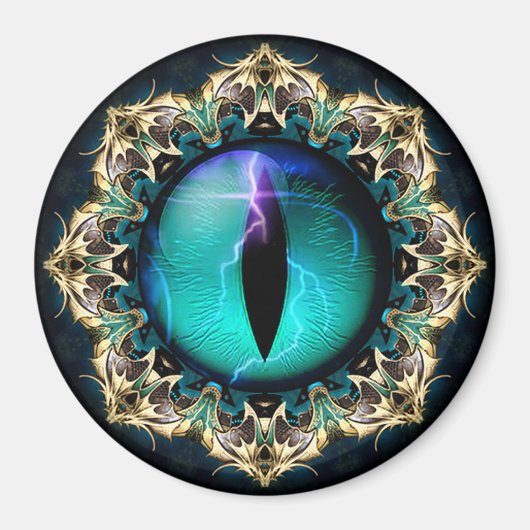 Drakenoog Magneet (Voorkant)