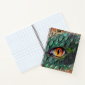 Drakenoog mythische fantasie notitieboek (Binnen)
