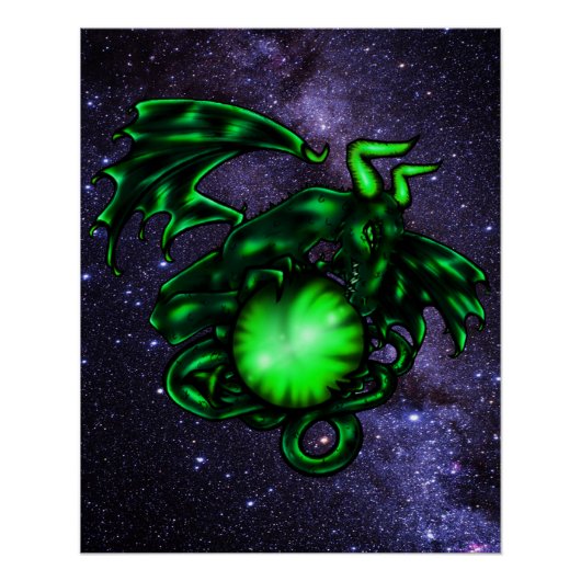 Drakenoog Poster (Voorkant)