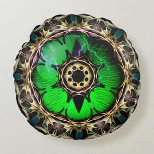 Drakenoog Rond Kussen