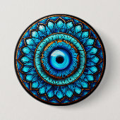 Drakenoog Ronde Button 7,6 Cm (Voorkant)