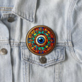 Drakenoog Ronde Button 7,6 Cm (In situ)