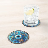 Drakenoog Ronde Kartonnen Onderzetter (Insitu)