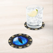 Drakenoog Ronde Kartonnen Onderzetter (Insitu)