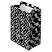 Drakenpatroon 01.bx4 Black BG Medium Cadeauzakje (Voorkant Gekanteld)