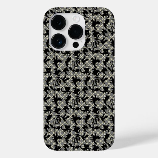 Drakenpatroon 01.wx4x4.blue Grey BG Case-Mate iPhone Case (Achterkant)