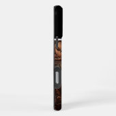 Drakenpiek bij schemering iPhone hoesje (Rechterkant)