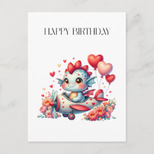Drakenpiloot Verjaardag Briefkaart