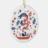 Drakenplanraceontwerp Keramisch Ornament (Rechts)