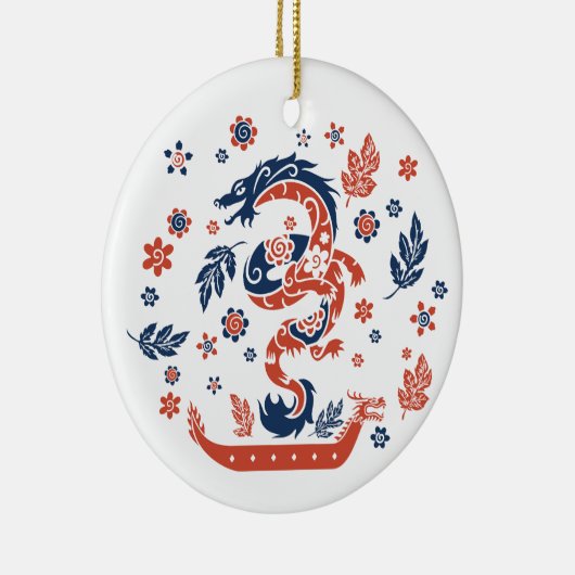 Drakenplanraceontwerp Keramisch Ornament (Rechts)