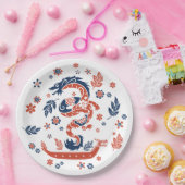 Drakenplanraceontwerp Papieren Bordje (Feest)