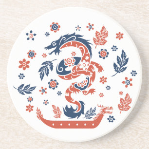 Drakenplanraceontwerp Zandsteen Onderzetter