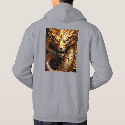 Drakenprint Hoodie (Achterkant)