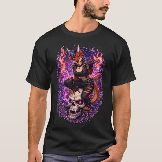 Drakenpunk T-shirt (Voorkant)