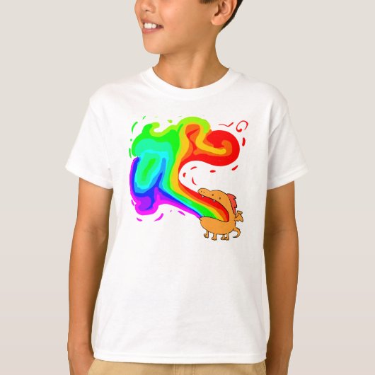 drakenregenboog t-shirt (Voorkant)