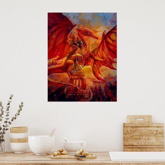 Drakenriders Poster (Keuken)