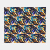 Drakenrijk 1 fleece deken (Voorkant (Horizontaal))
