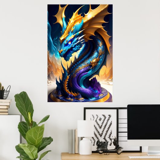 Drakenrijk 1 poster (Thuiskantoor)