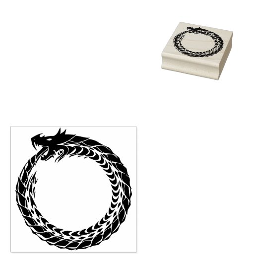 drakenringstempel rubberstempel (Gestempeld)