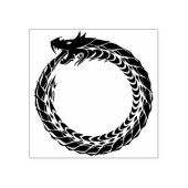 drakenringstempel rubberstempel (Afrduk)