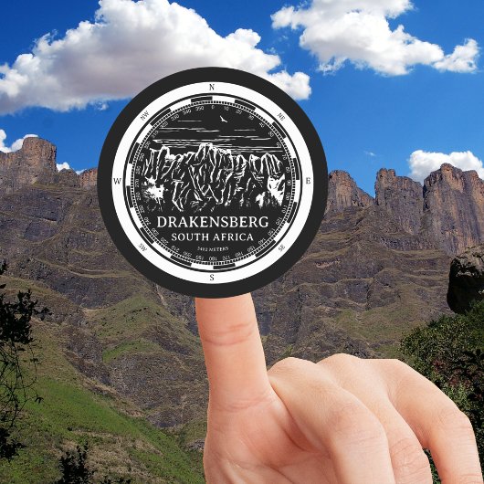 Drakensberg - Zuid-Afrika Ronde Sticker