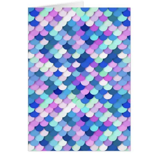 "Drakenschalen" — blauw, orchidee en lavender (Voorkant)