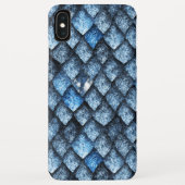 Drakenschalen/blauwe edelstenen Case-Mate iPhone case (Achterkant)