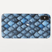 Drakenschalen/blauwe edelstenen Case-Mate iPhone case (Achterkant (horizontaal))