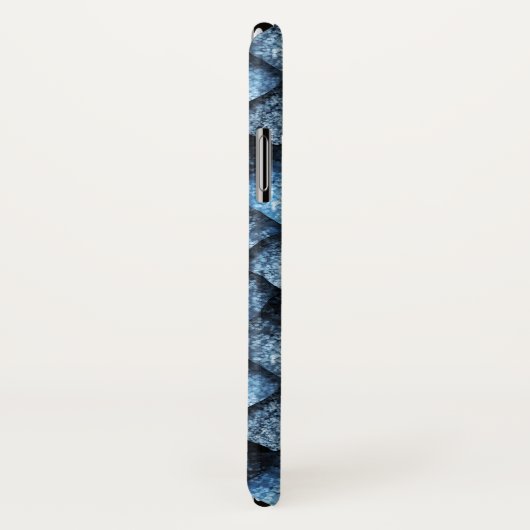 Drakenschalen/blauwe edelstenen Case-Mate iPhone case (Achterkant / rechts)