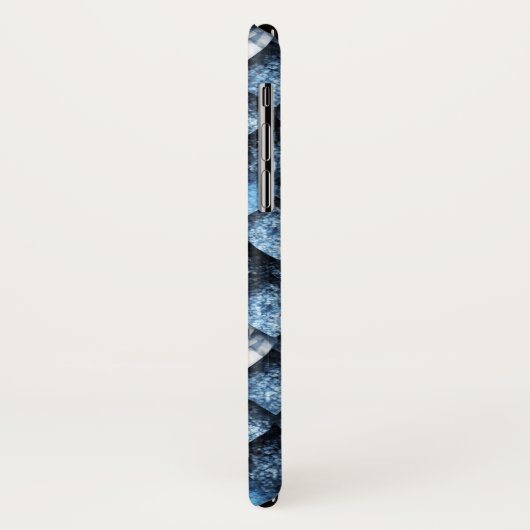 Drakenschalen/blauwe edelstenen Case-Mate iPhone case (Achterkant/links)