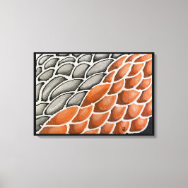 Drakenschalen Canvas Afdruk