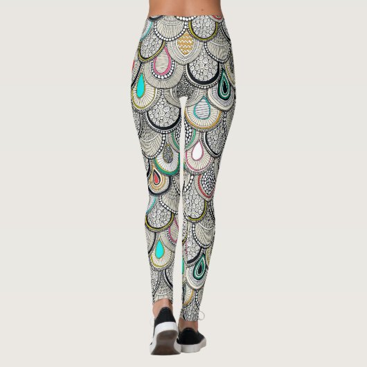 drakenschalen leggings (Achterkant)